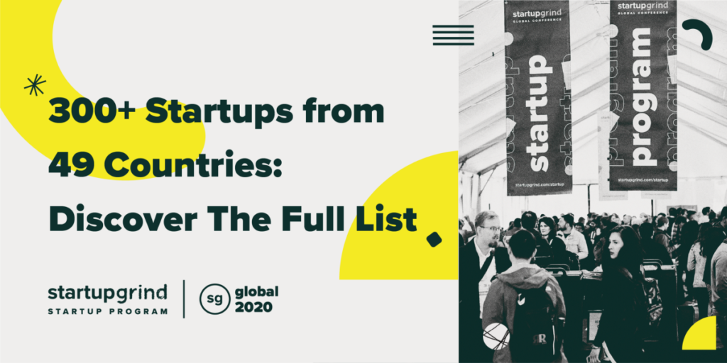 300 startups at StartUP Grind Global 2020